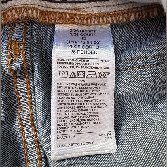NWOT, GAP, High Rise Universal Legging Jeans, Size 2/26, Blue - Picture 6 of 9
